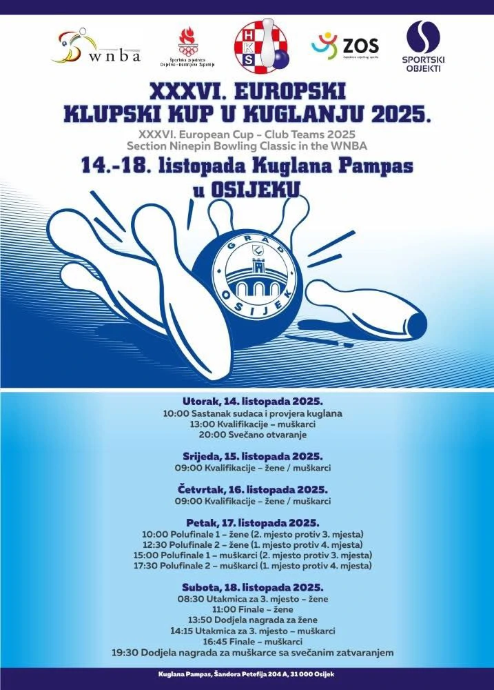 36. Europski kup u kuglanju