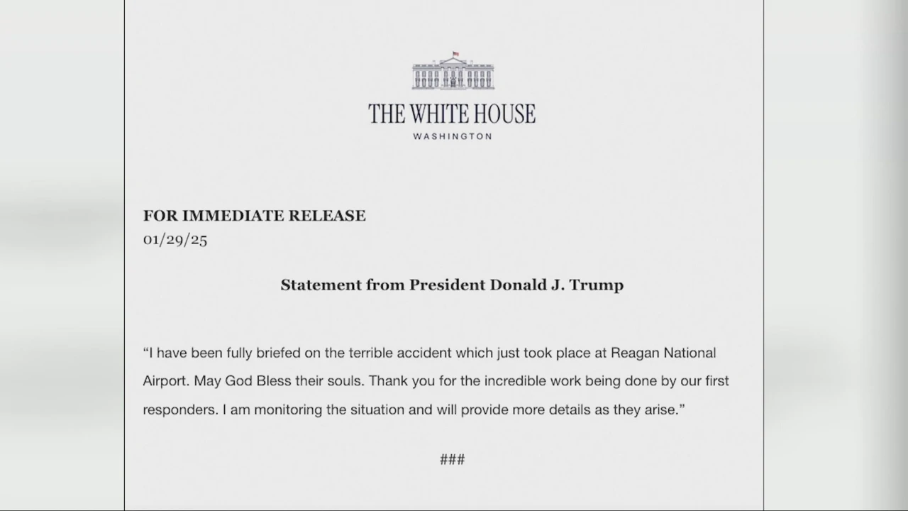 Službeno priopćenje predsjednika Donalda Trumpa