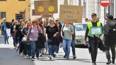 Prosvjed pomoćnika u nastavi