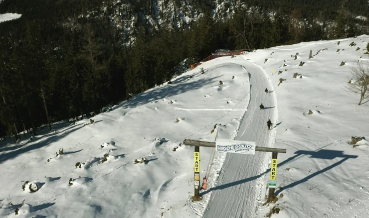 Rodlanje na Hirschecku