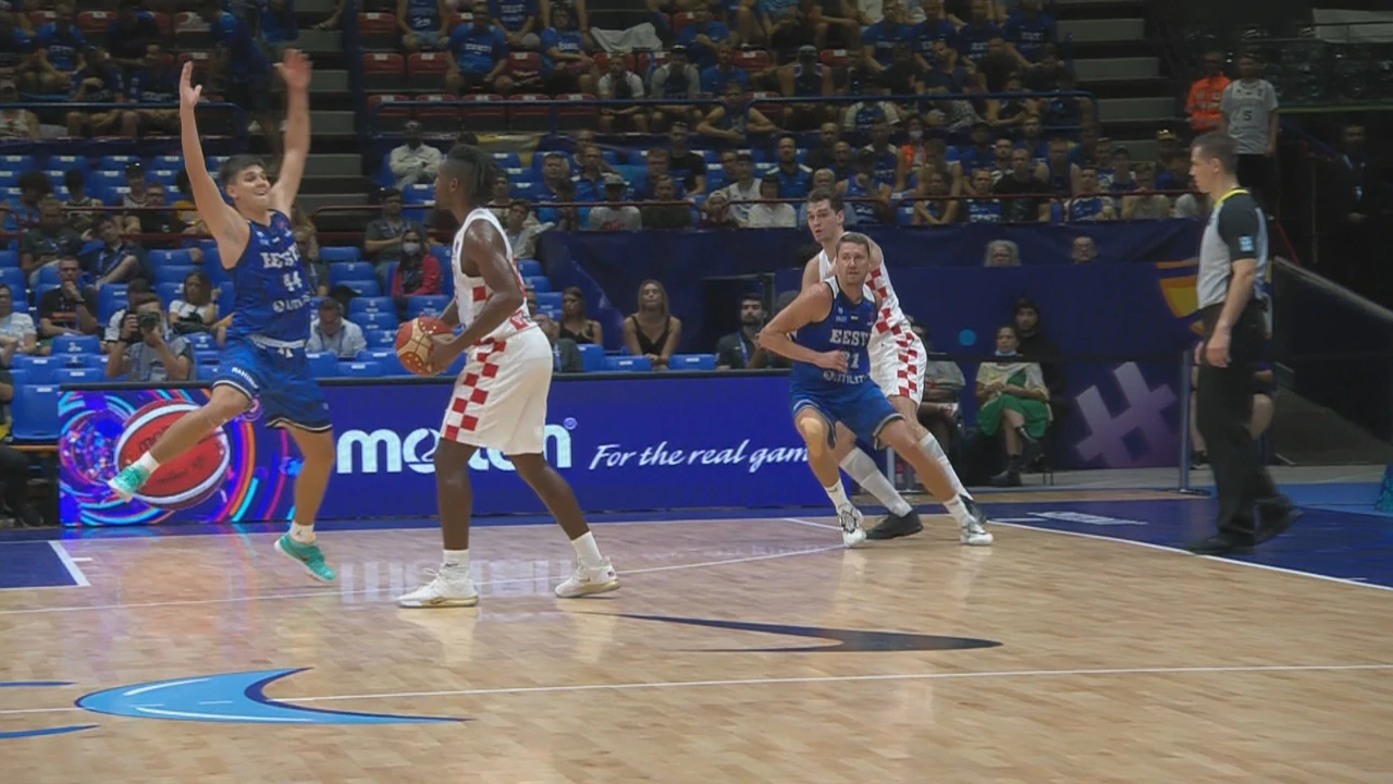Hrvatska - Estonija, Foto: HTV/HRT