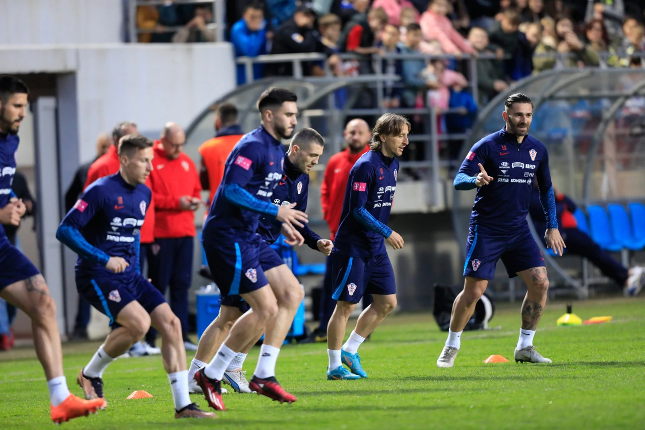 Trening Vatrenih u Dugopolju, Foto: Vojko Basic/CROPIX