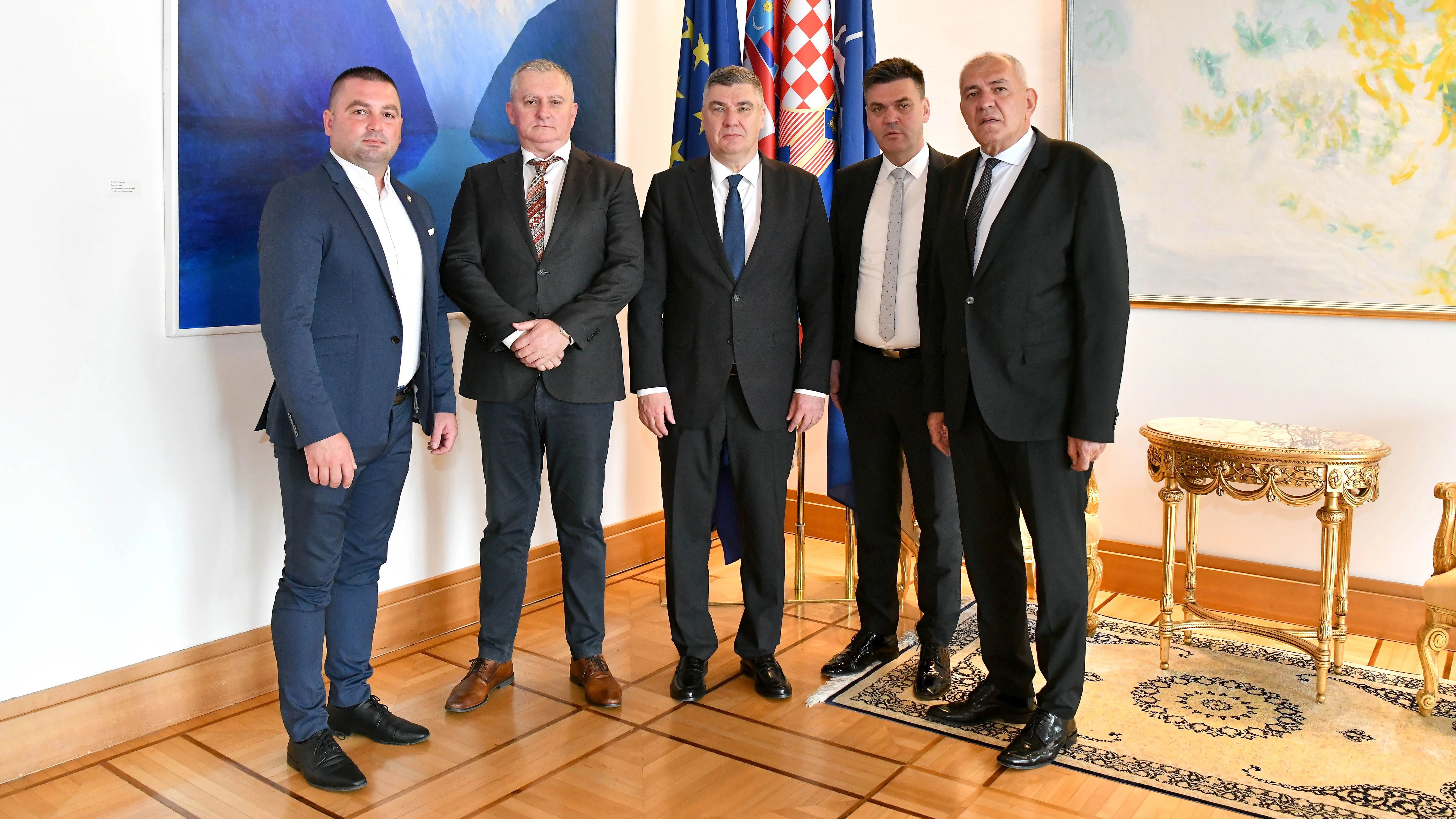 Milanović primio predstavnike hrvatskih političkih stranaka u BiH