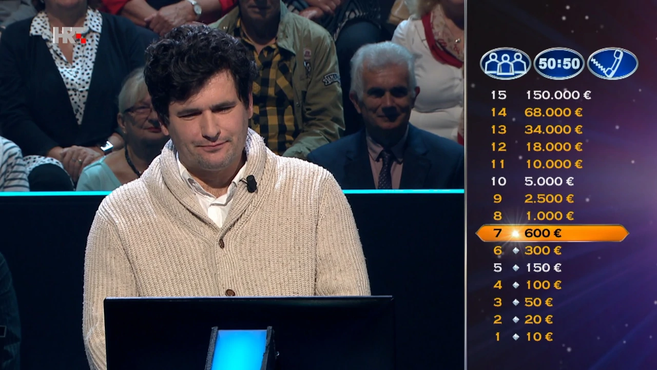 Zoran Ranić, Foto: Tko želi biti milijunaš?/HRT