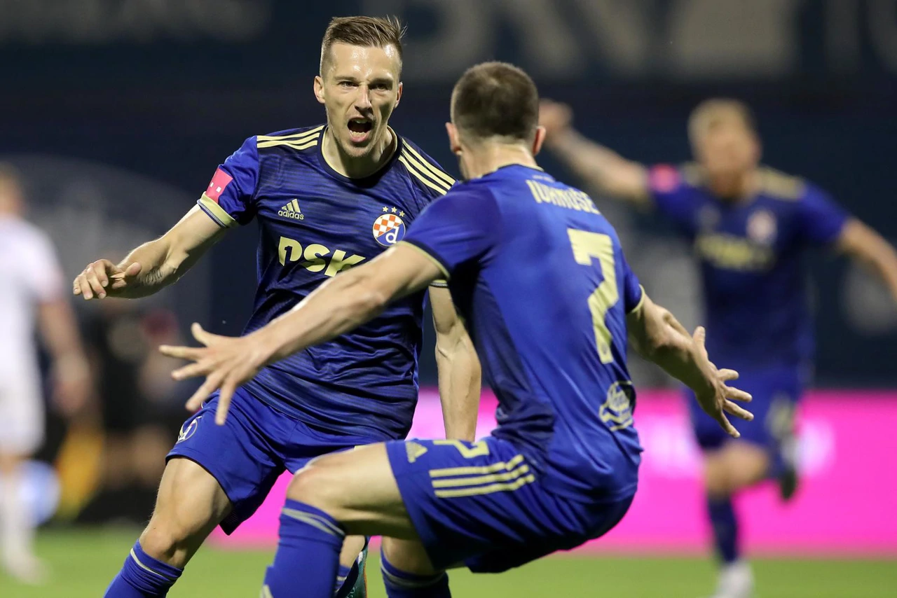 Slavlje igrača Dinama, Foto: Goran Stanzl/PIXSELL