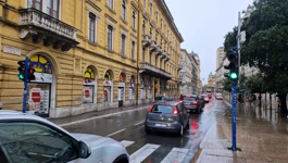 Riječka Adamićeva ulica prije radova