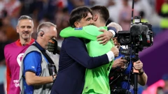 Zlatko Dalić i Dominik Livaković