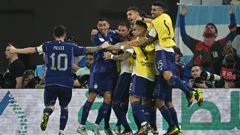 Slavlje igrača Argentine