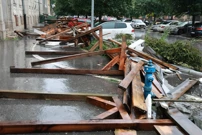 Srušena skela u Osijeku, Foto: Davor Javorovic  /Pixsell