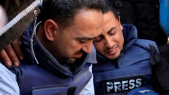 Kolege novinari na pogrebu Hasana Asliha