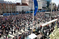 Prosvjed umirovljenika u Zagrebu, Foto: Damjan Tadic/CROPIX
