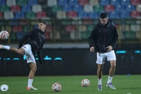 Zagrijavanje nogometaša Gorice uoči ogleda s Dinamom, Foto: Slavko Midzor/PIXSELL