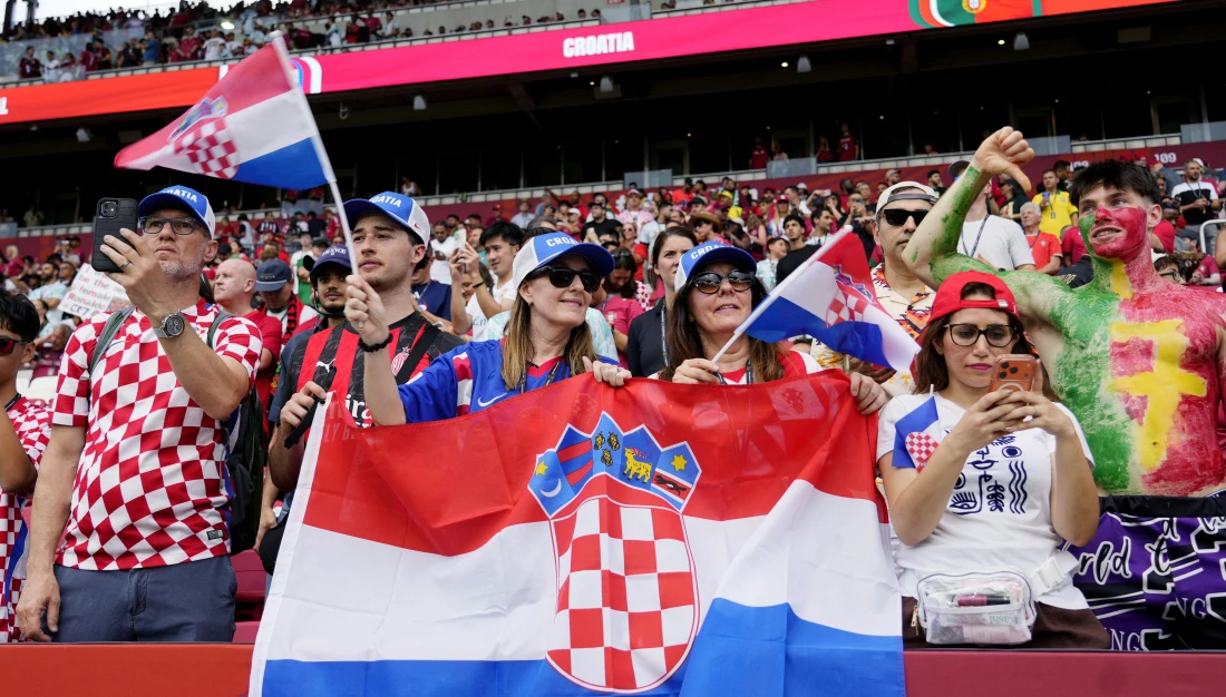 Hrvatski navijači u Torontu , Foto: John E Sokolowski/IMAGN IMAGES via Reuters