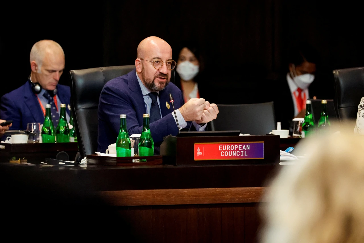 Charles Michel na summitu G20