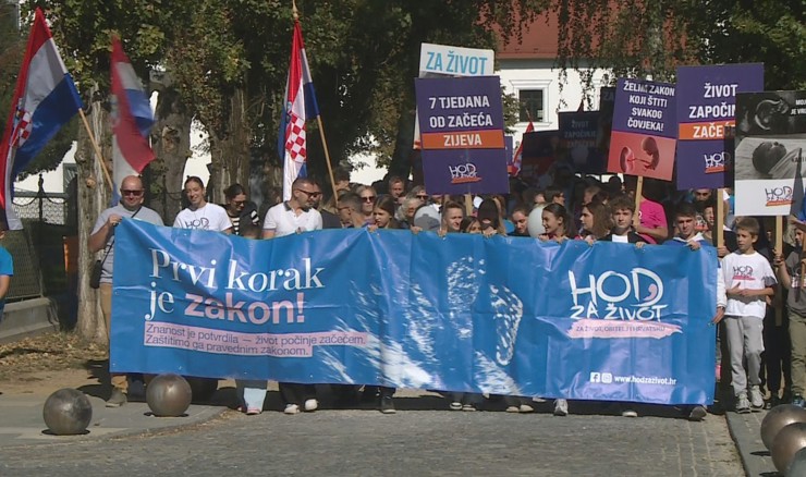 U Varaždinu održan "Hod za život"