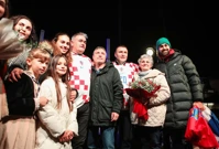 Doček Joška Gvrdiola u Novigradu, Foto: Sime Zelic/Pixsell