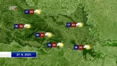 Prognoza vremena, Foto: HRT/HTV