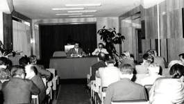 Fotografija snimljena na Brijunskom plenumu održanom 1. srpnja 1966.