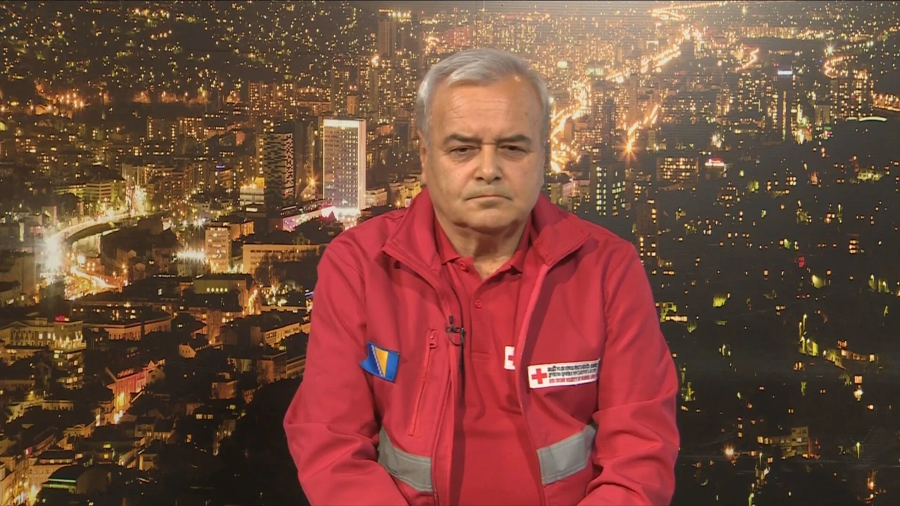 Namik Hodžić, generalni sekretar Crvenog križa/krsta BiH, Foto: HTV/HRT