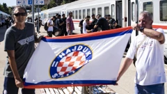 Navijači Hajduka uoči puta u Zagreb