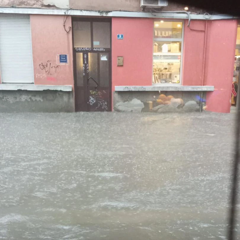 Poplavljene riječke ulice