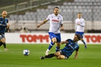 Hajduk - Varaždin. Zvonimir Šarlija, Mario Marina , Foto: Paun Paunovic /CROPIX