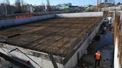 Gradilište bazena u zagrebačkom naselju Špansko