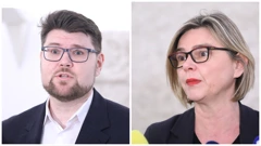 Peđa Grbin i Sandra Benčić