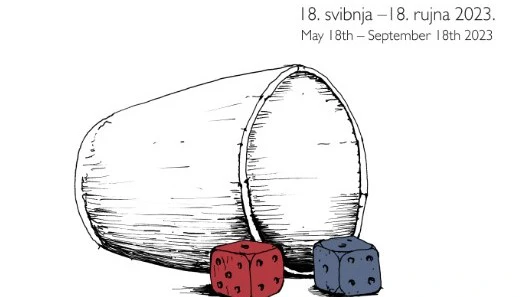 plakat izložbe "Kocka je bačena" u MAS-u 