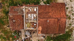  Pogled iz zraka na Donju Jablanicu gdje je prije godinu dana u bujičnim poplavama poginulo 19 osoba 
