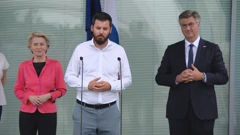 Ursula von der Leyen posjetila je Rimac Automobile u Svetoj Nedelji, Foto: HTV/HRT