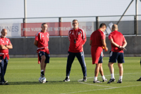 Slaven Bilić sa suradnicima, Foto: Goran Kovacic/Pixsell