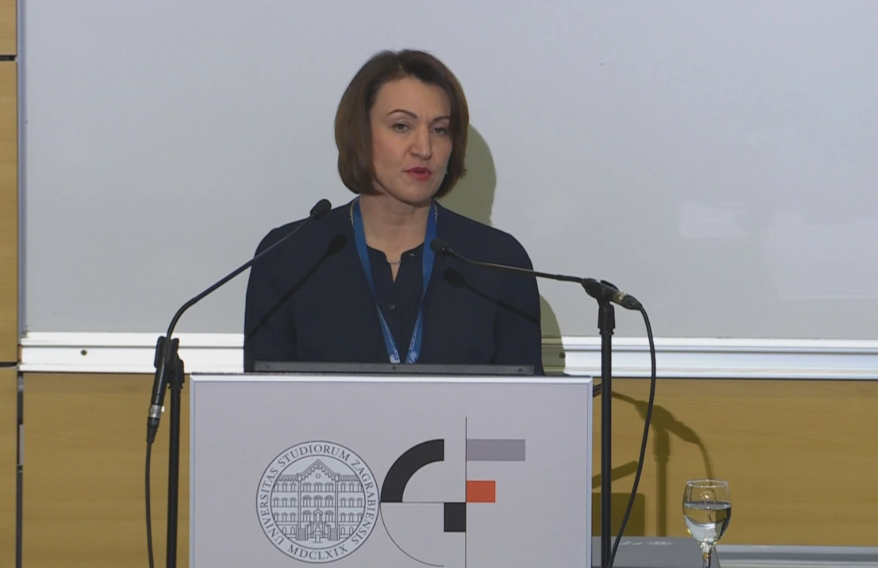 Jelena Pavičić Vukičević, obnašateljica dužnosti gradonačelnice Zagreba, Foto: HTV/HRT