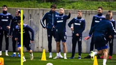 Nogometaši Hajduka na prvom treningu u novoj godini