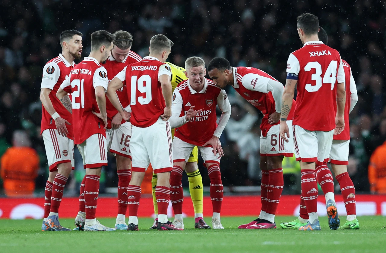 Nogometaši Arsenala, Foto: David Klein/REUTERS