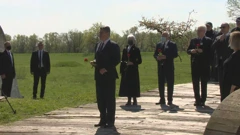 Predsjednik Zoran Milanović odao počast žrtvama u Jasenovcu, Foto: HRT/HTV