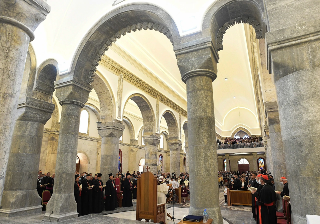 Papa s kršćanima u Karakešu, Foto: ABACA/ABACA/PIXSELL