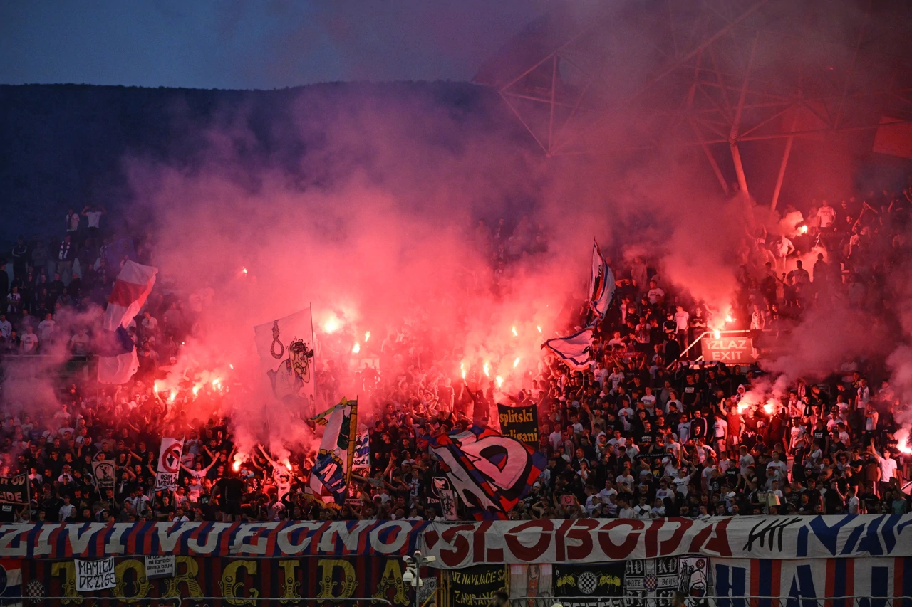 Bakljada Torcide, Foto: Tom Dubravec/CROPIX