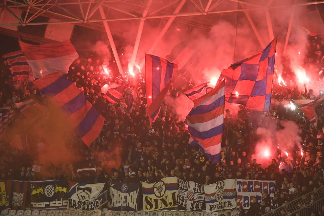 Bakljada Torcide, Foto: Paun Paunovic/CROPIX