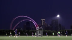 Hrvatska na treningu u Dohi