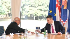 Predstavnici Jadranske aero-svemirske asocijacije A3 kod predsjednika, Foto: Ured predsjednika/HRT
