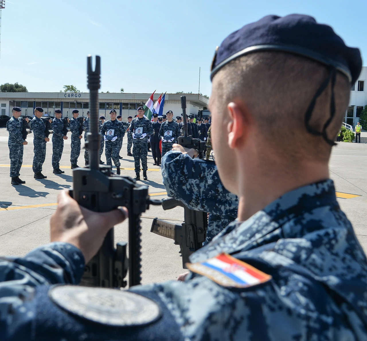Ispraćaj pripadnika mađarskih Oružanih snaga , Foto: F. Klen/MORH