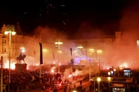 Doček Dinamovaca na Trgu bana Jelačića, Foto: Lucija Ocko/CROPIX