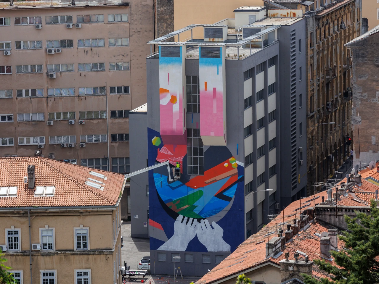 Novi riječki mural, Foto: Nel Pavletić/Pixsell
