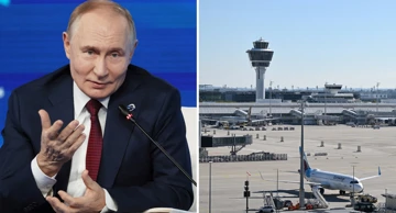 Vladimir Putin / Zračna luka u Munchenu