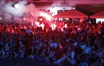 Zajedničko gledanje utakmice u Osijeku, Foto: Davor Javorovic/PIXSELL