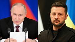 Vladimir Putin i Volodimir Zelenski