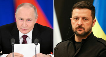 Vladimir Putin i Volodimir Zelenski