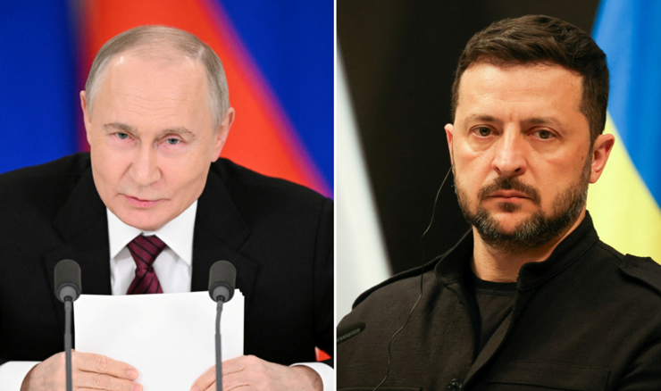Vladimir Putin i Volodimir Zelenski
