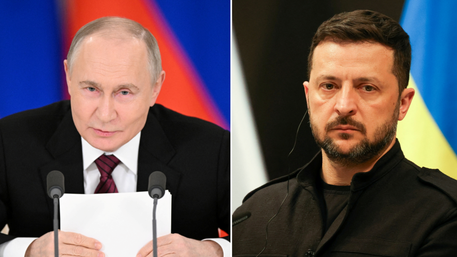 Vladimir Putin i Volodimir Zelenski